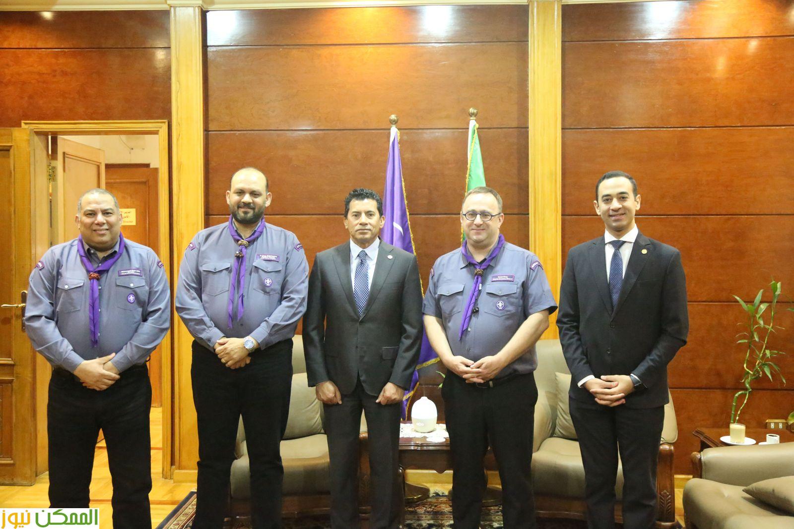 وزير الشباب والرياضة يلتقي الأمين العام للمنظمة العالمية للحركة الكشفية 4 وزير الشباب والرياضة يلتقي الأمين العام للمنظمة العالمية للحركة الكشفية