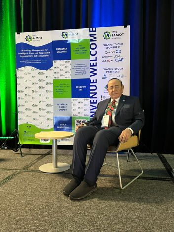 مؤسس جامعة النيل رئيسًا لمجلس إدارة الجمعية الدولية لإدارة التكنولوجيا بمونتريال 1 almomken.com 242f308a