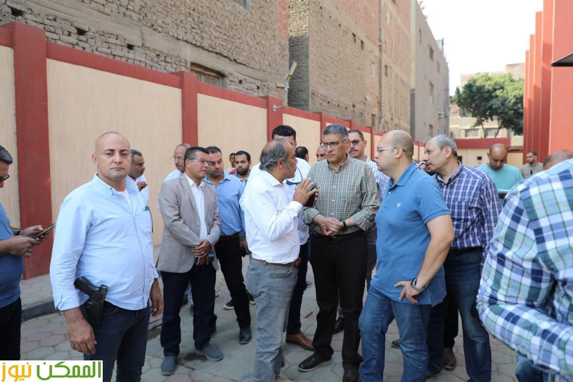 النجار يتفقد محطة رفع الصرف الصحي الرئيسية بمنيل شيحة بأبو النمرس