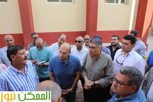 النجار يتفقد محطة رفع الصرف الصحي الرئيسية بمنيل شيحة بأبو النمرس