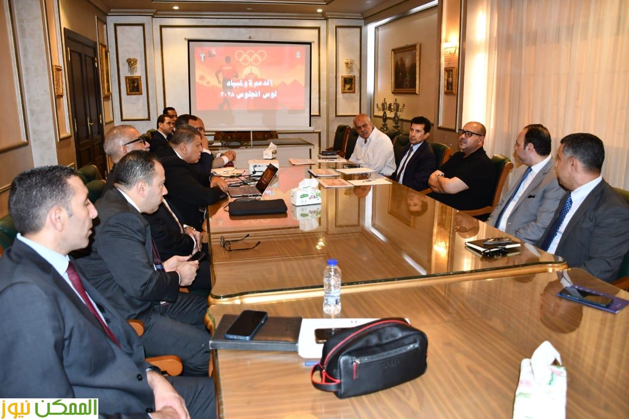 الرياضة تستعرض  خطط الاستعدادات لاولمبياد لوس أنجلوس