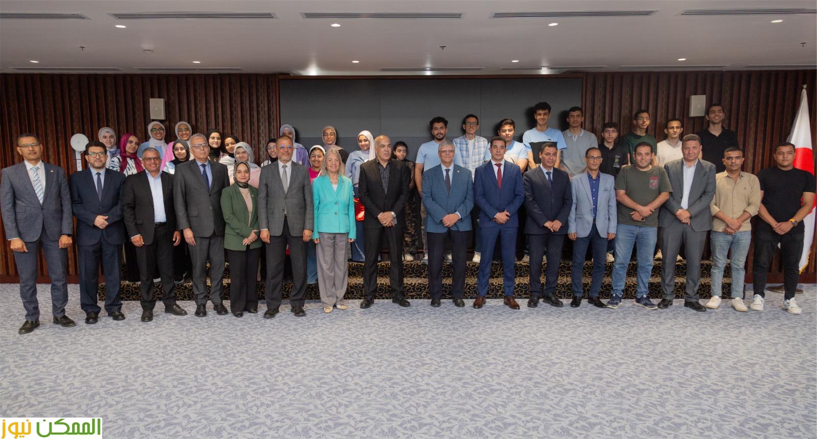 أوائل الثانوية العامة 2025 في ضيافة الجامعة اليابانية بمدينة برج العرب الجديدة