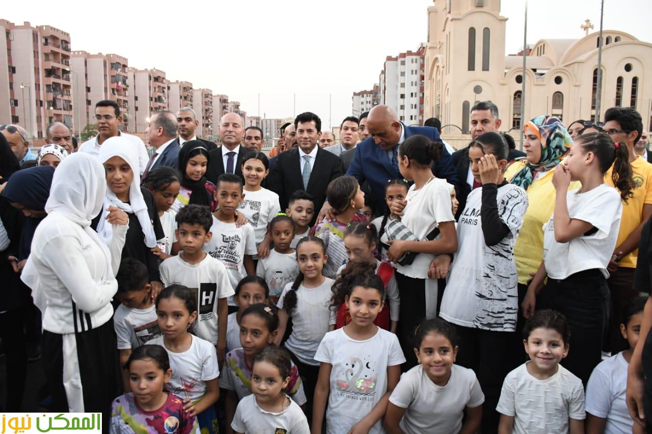 افتتاح حمام سباحة نصف اولمبي بمركز التنمية الشبابية بالاسمرات