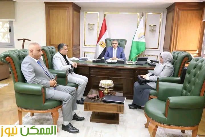 محافظ الجيزة يستقبل وكيلي مديرية التربية والتعليم بالجيزة