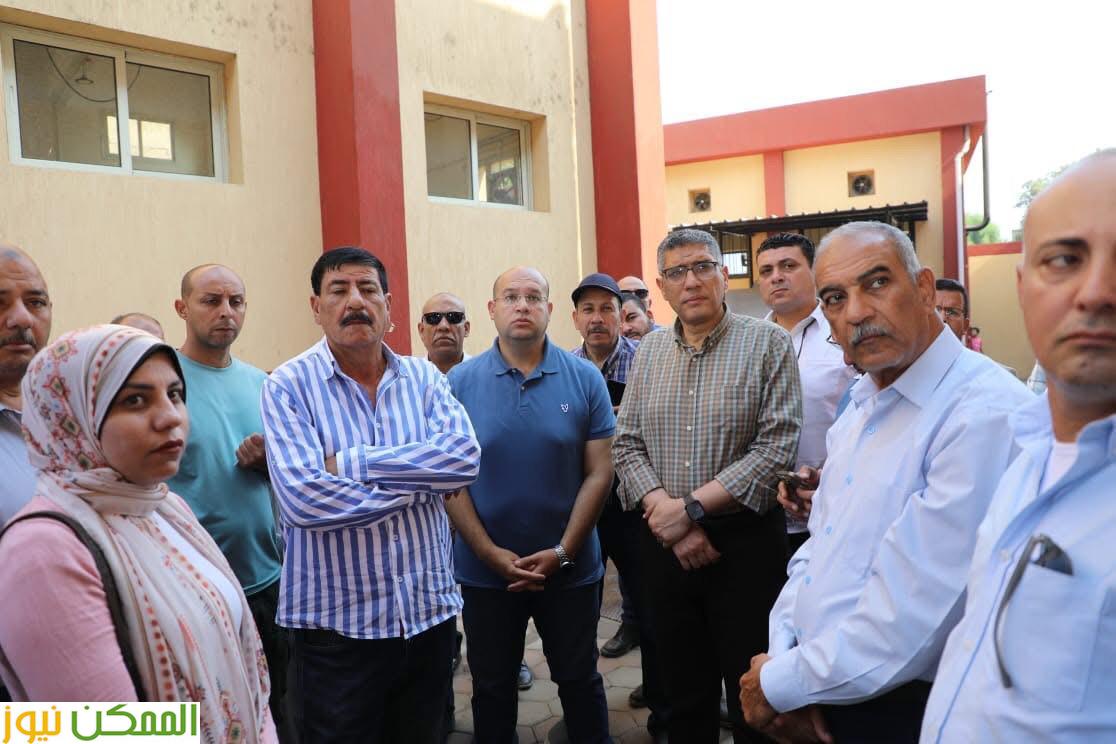 النجار يتفقد محطة رفع الصرف الصحي الرئيسية بمنيل شيحة بأبو النمرس