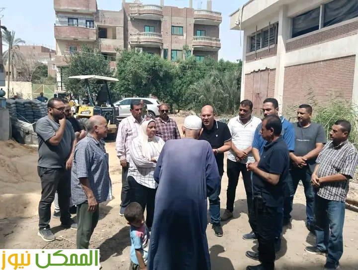 نائب محافظ الجيزة يتفقد قري سقارة وميت رهينة ودهشور بمركز البدرشين
