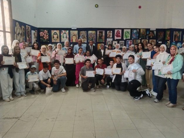 افتتاح معرض ختام مراكز تنمية القدرات والمبدعين بالجيزة 1 almomken.com 1005edbb