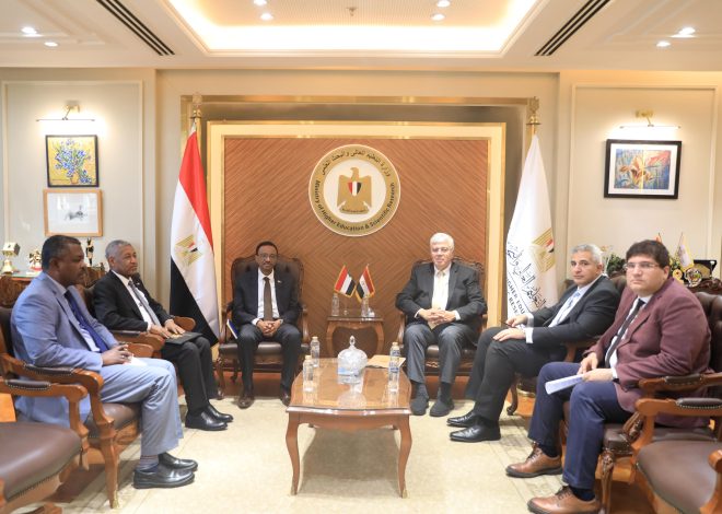 عاشور يلتقي نظيره السوداني لبحث التعاون المشترك 1 almomken.com 1add63b7