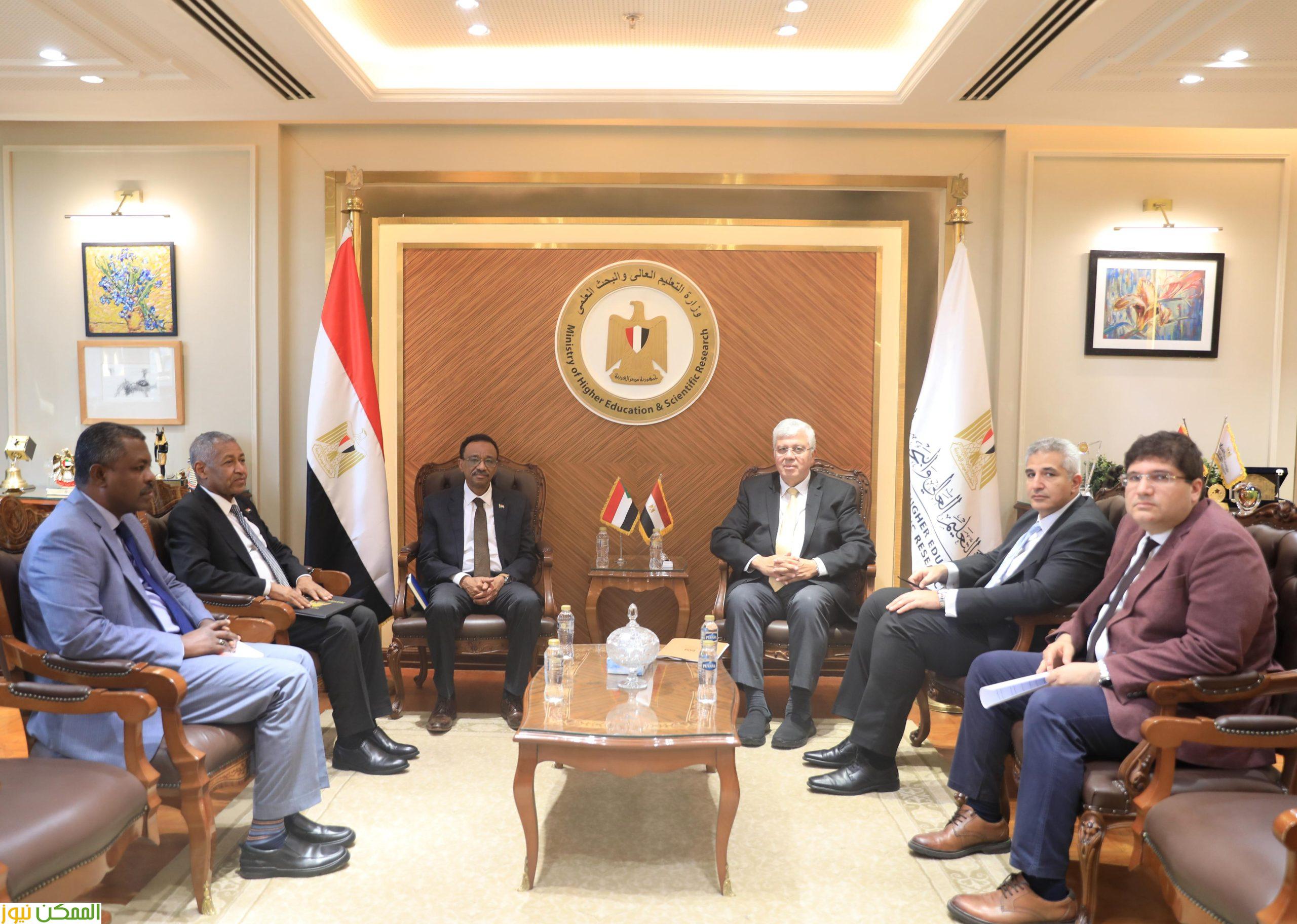 الوزير السوداني  يشيد بالتطور افى المؤسسات التعليمية والبحثيةفى مصر