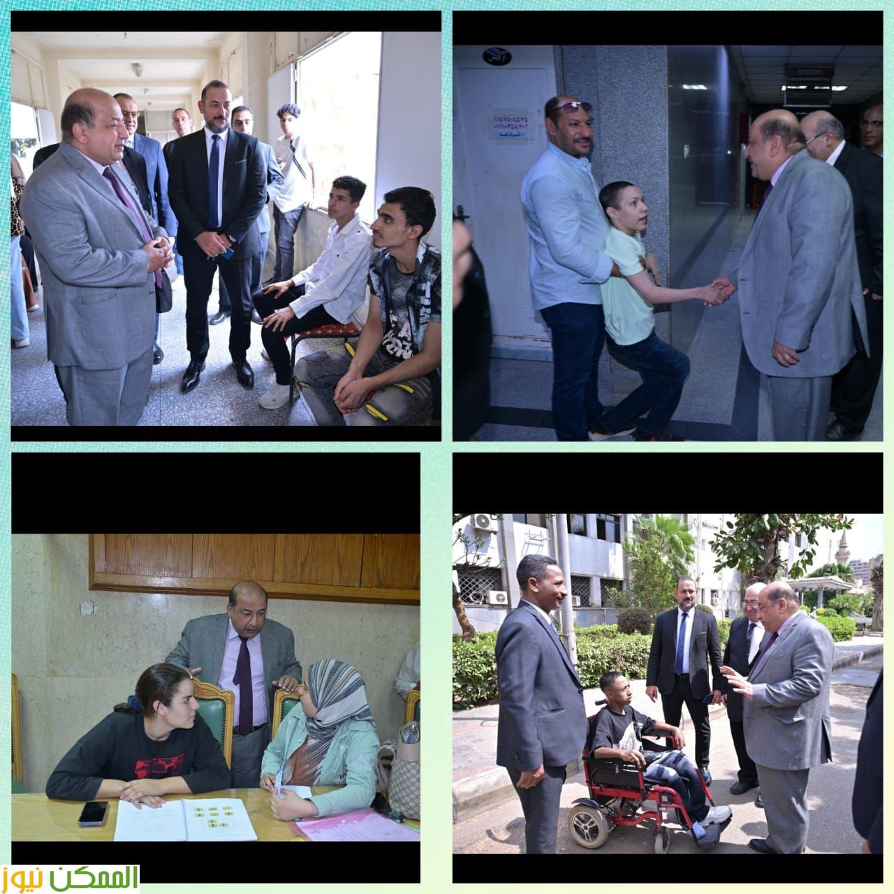 متابعة يومية لإجراءات توقيع الكشف الطبي للطلاب المستجدين بجامعة القاهرة