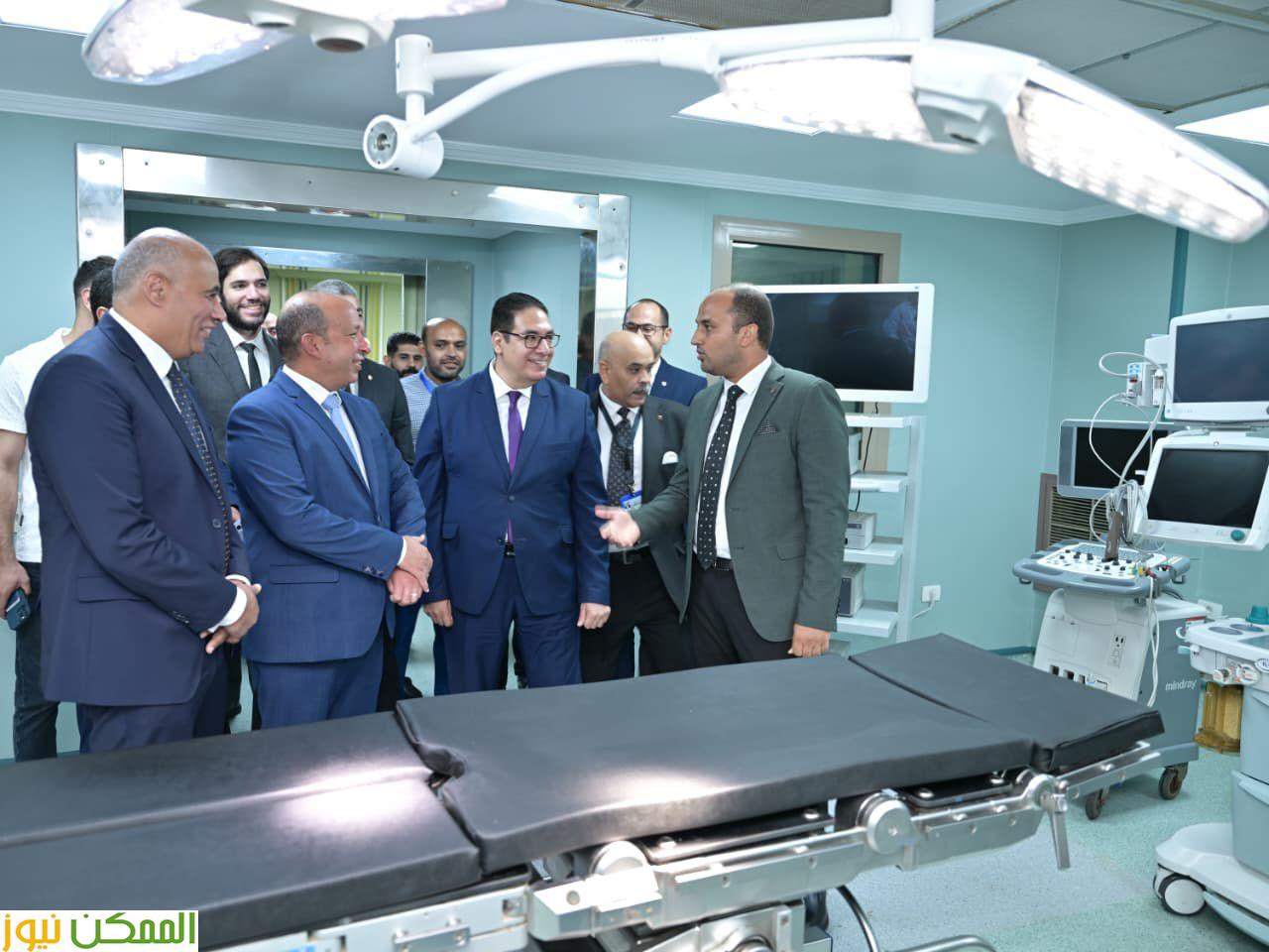 رئيس جامعة القاهرة يتفقد تطوير وتحديث غرف العمليات