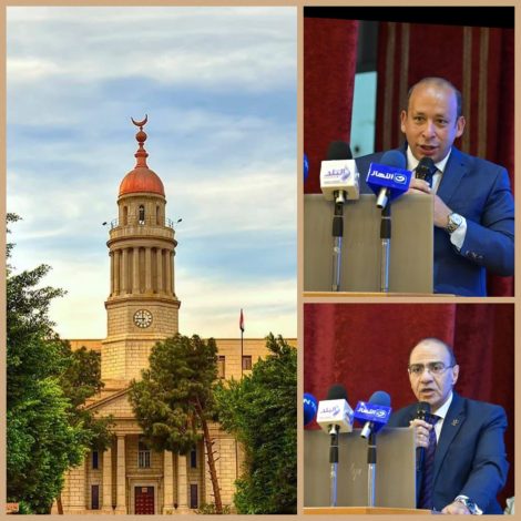 رئيس جامعة القاهرة يتلقى تقريرا حول مؤشر أداء مستشفيات قصر العيني 2 almomken.com 748de846