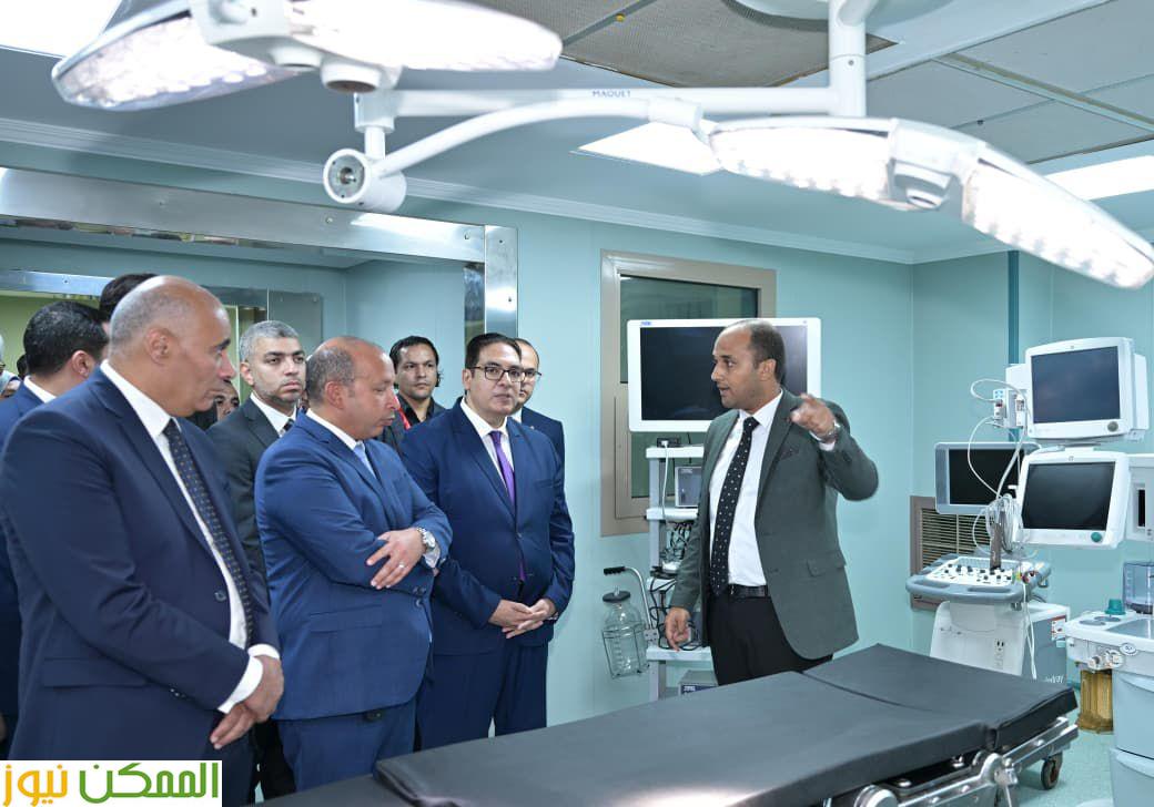 رئيس جامعة القاهرة يتفقد تطوير وتحديث غرف العمليات