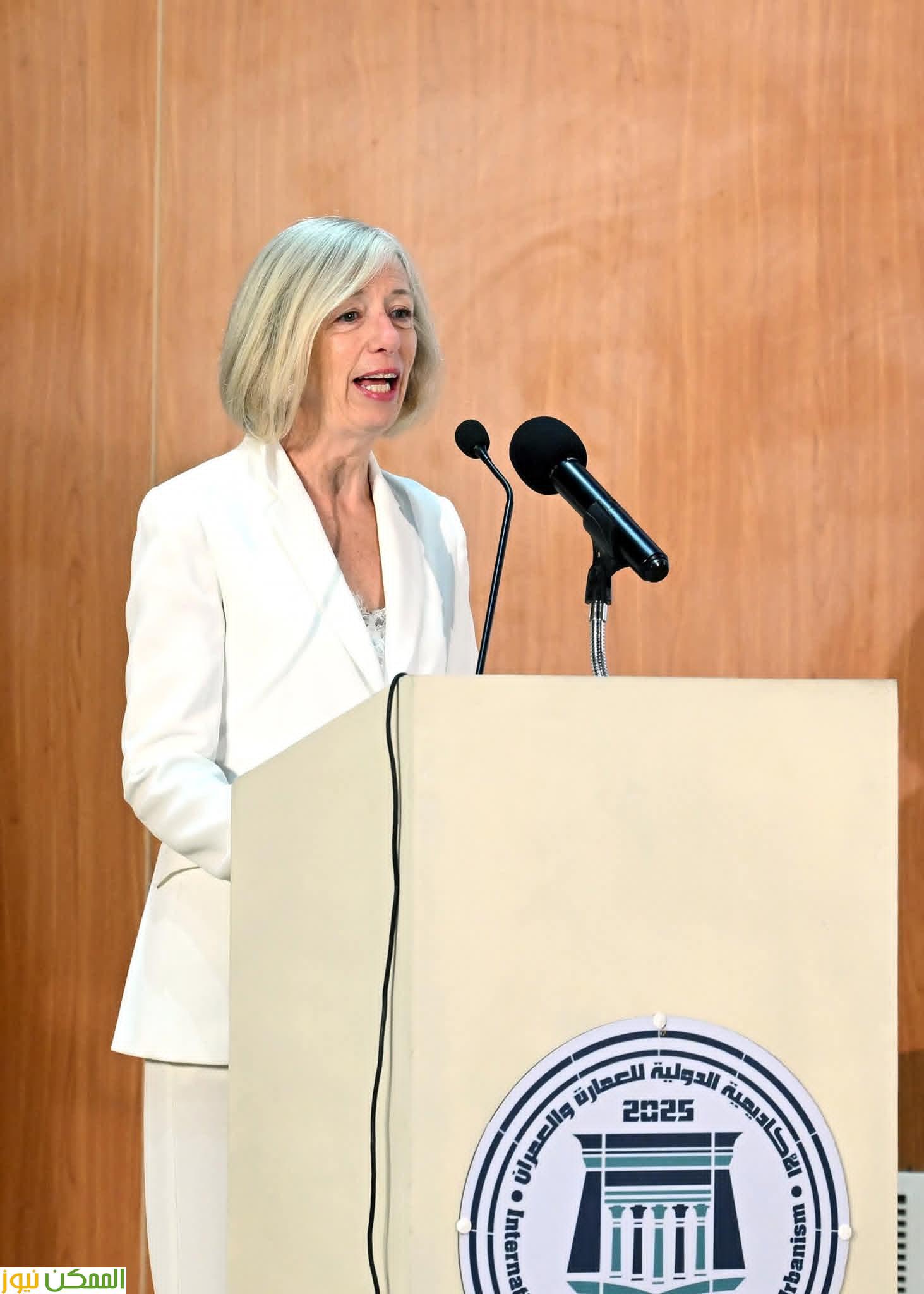 تدشين الأكاديمية الدولية للعمارة والعمران بالعاصمة الإدارية الجديدة 13 السيدة ستيفاني جيانيني