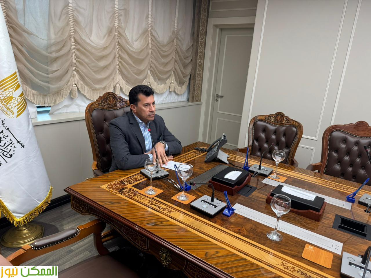 وزير الشباب والرياضة يفتتح فعاليات "سفينة النيل للشباب العربي