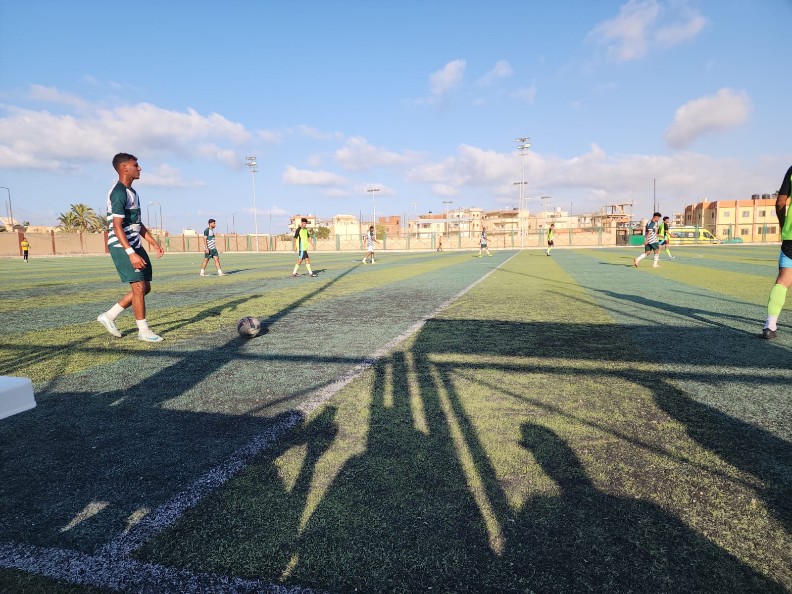 الجناين يتغلب على ٦ أكتوبر رمانة بثلاث اهداف مقابل هدفين