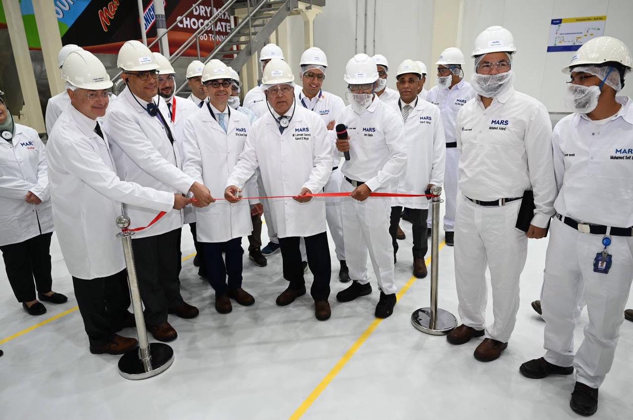تدشين خطوط الإنتاج الجديدة لشركة "مارس"