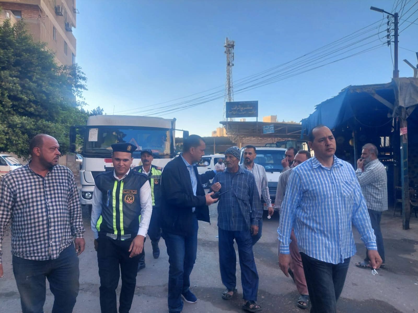 حملة مرورية مكثفة على المواقف بمدينة منوف لضبط التعريفة الجديدة