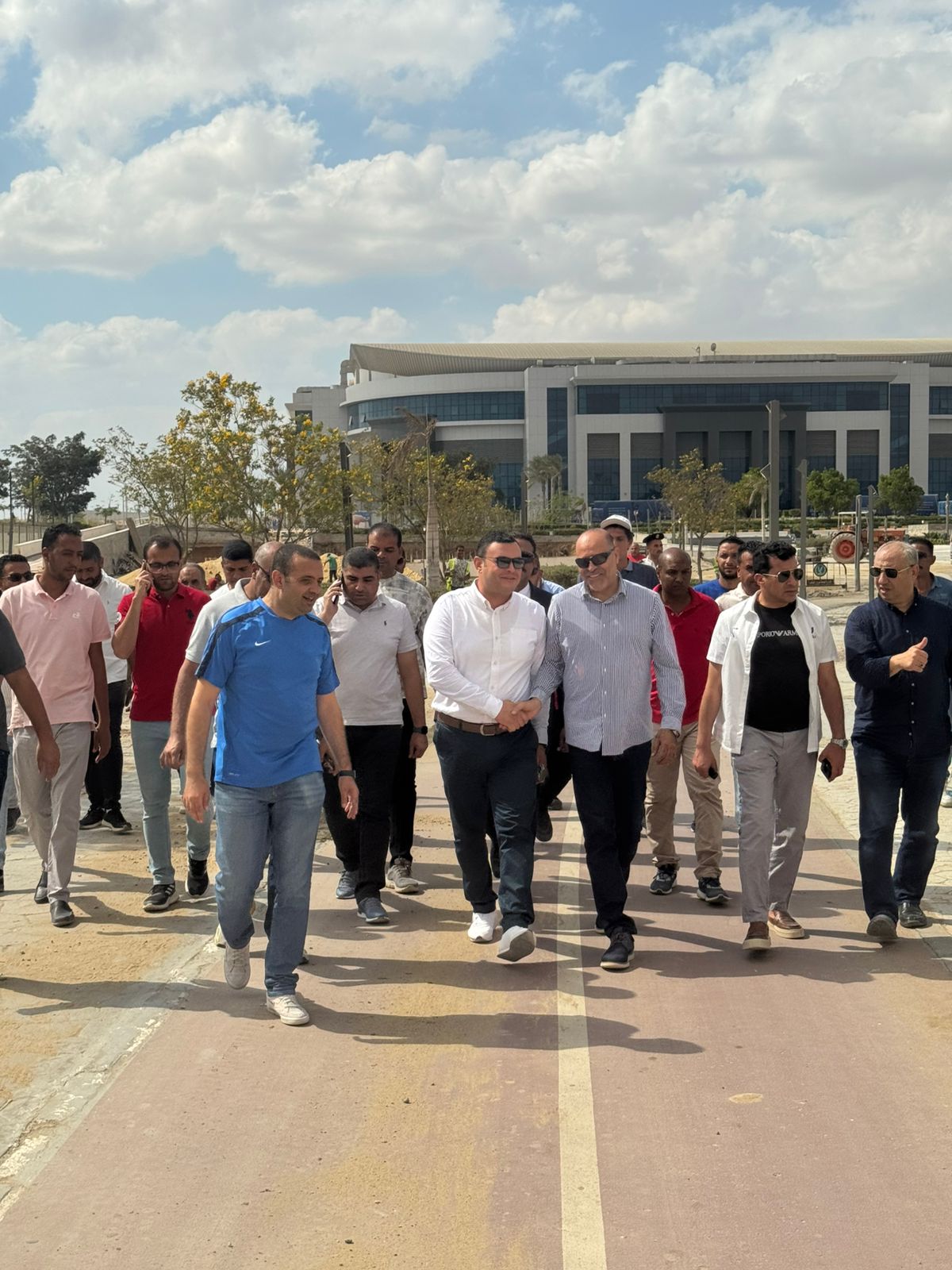 وزراء الشباب والرياضة والإسكان والعمل يتفقدون “نادي النادي” بالعاصمة الإدارية