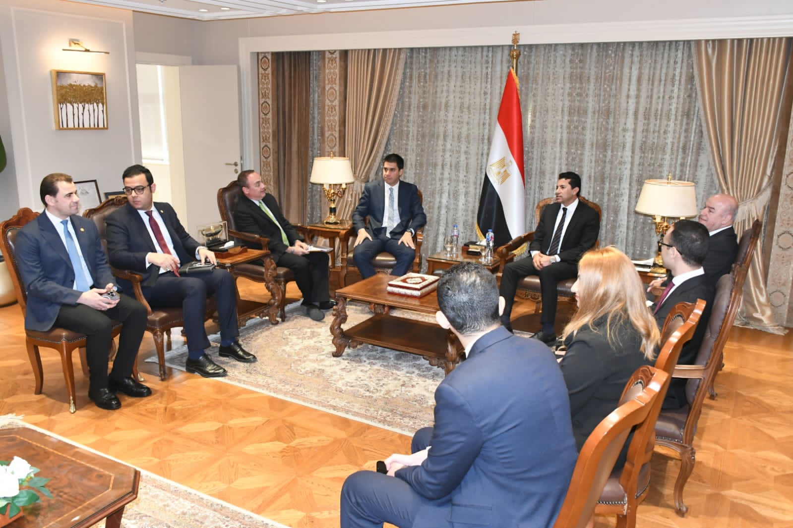 الأمين العام المساعد للأمم المتحدة لشئون الشباب فى ضيافة وزير الشباب والرياضة