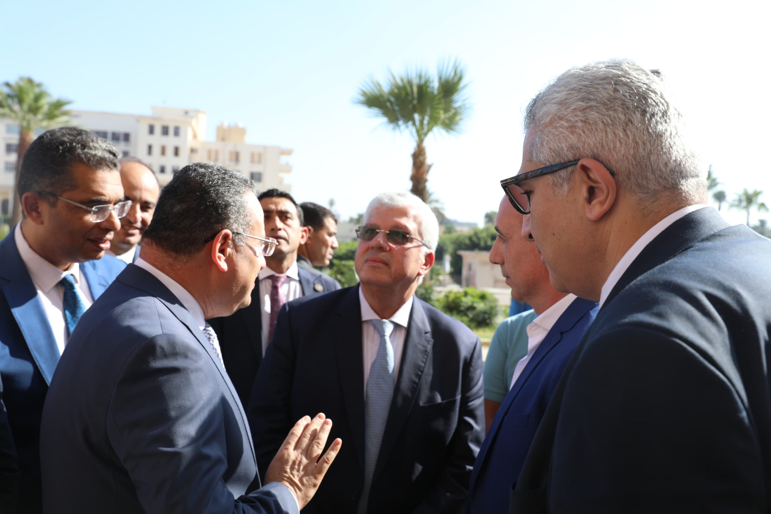 افتتاح المرحلة الأولى من مشروع ترميم ورفع كفاءة مباني كلية الهندسة بجامعة الإسكندرية