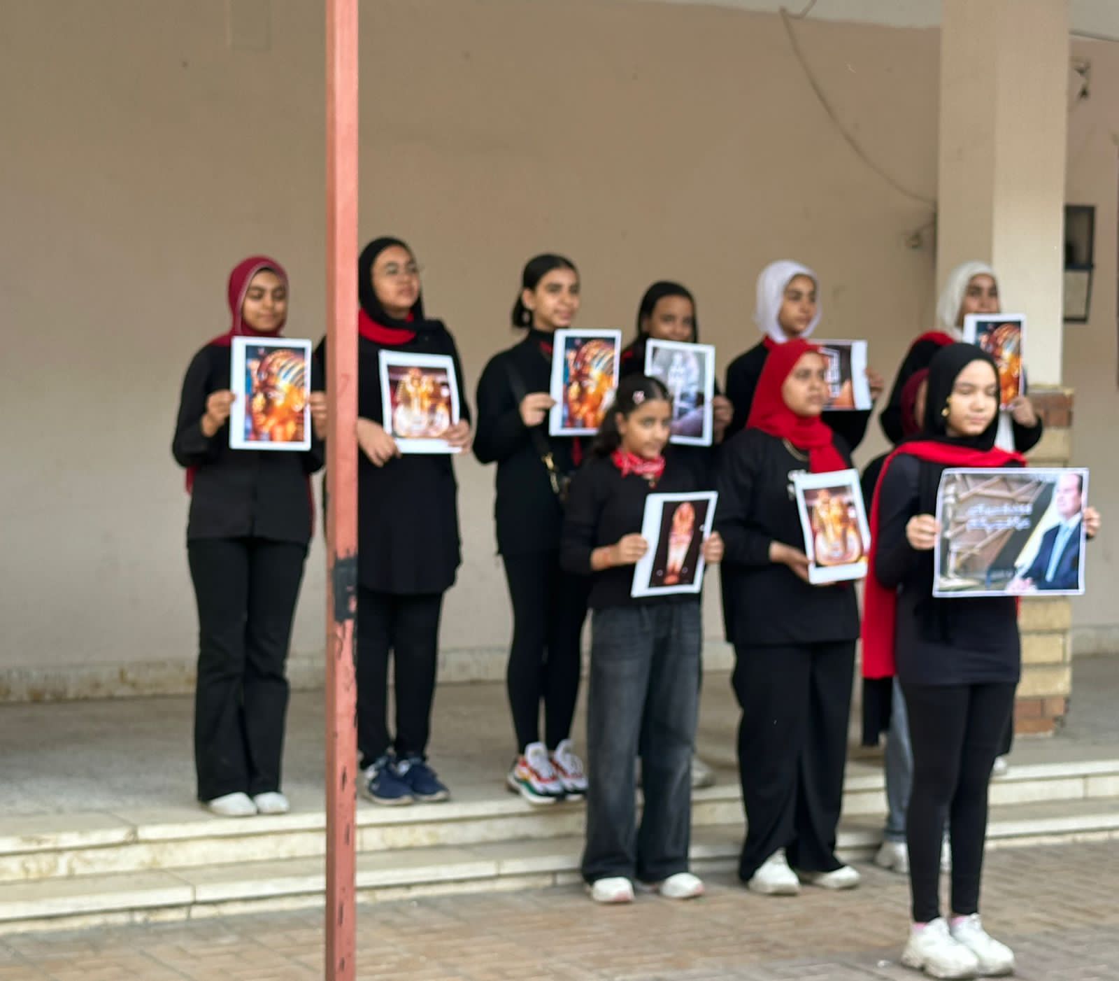 مدارس الجيزة تقدم نموذج للحضارة المصرية قبل افتتاح المتحف المصري الكبير