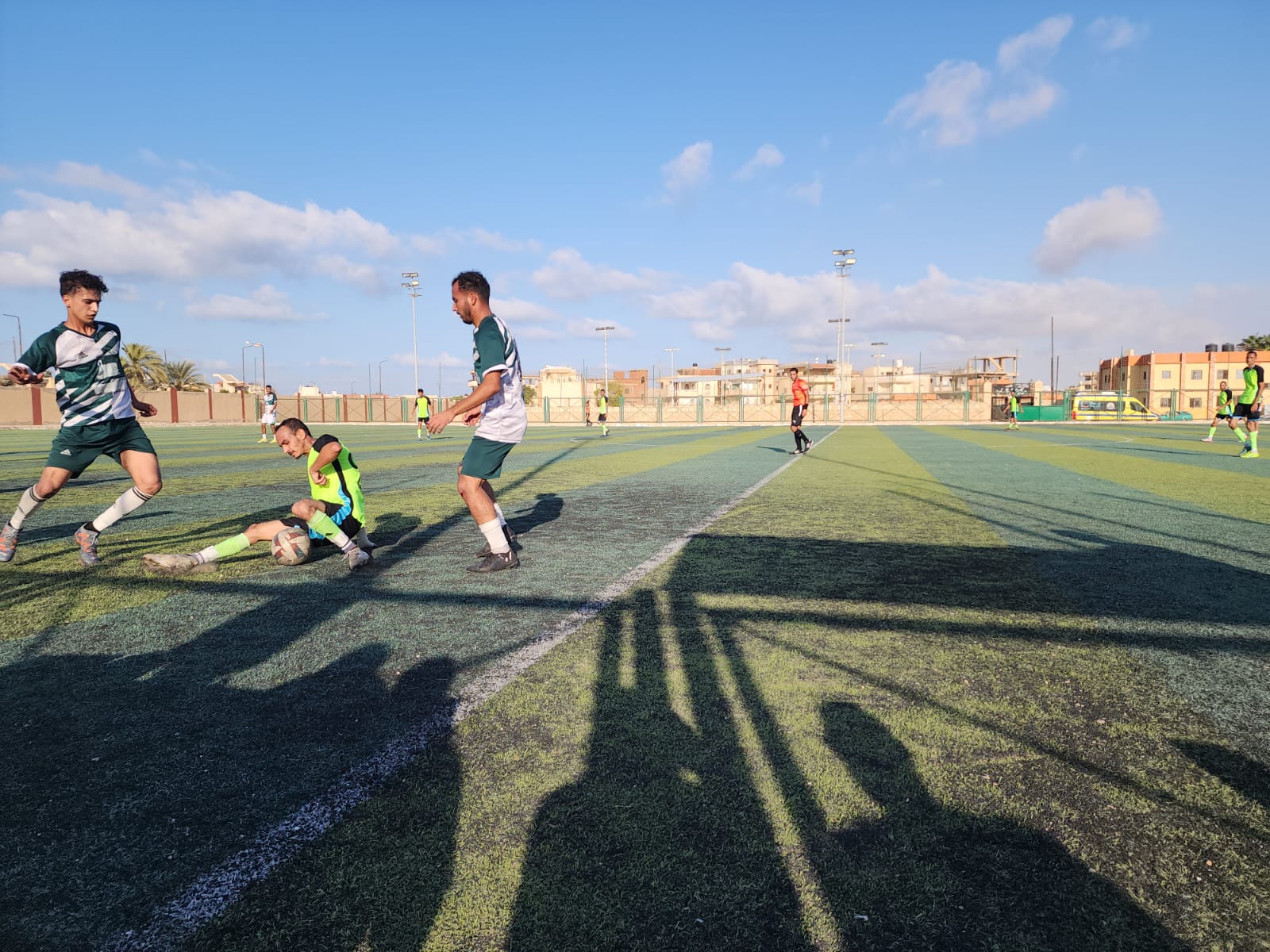 الجناين يتغلب على ٦ أكتوبر رمانة بثلاث اهداف مقابل هدفين