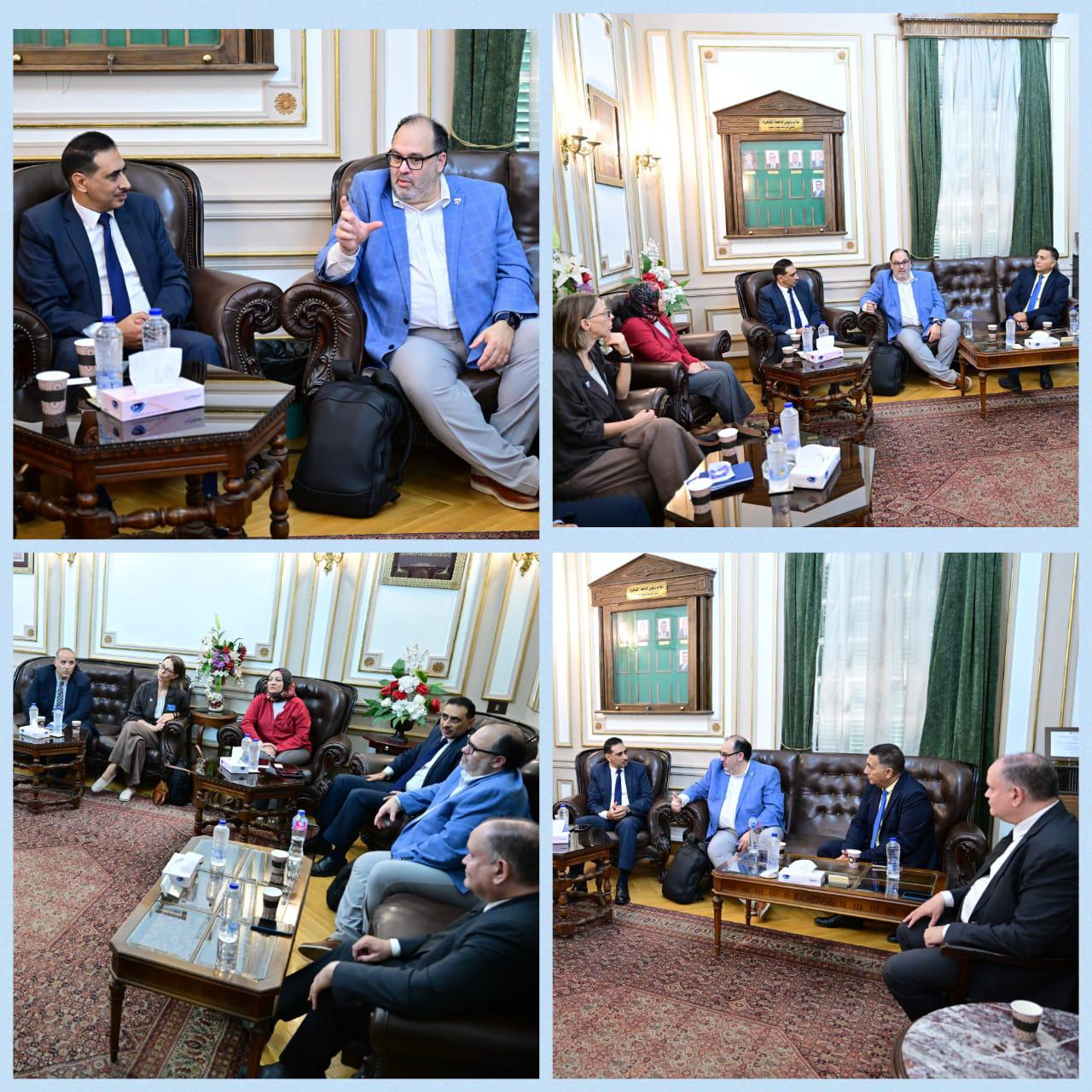 جامعة القاهرة تبحث التعاون الأكاديمي مع جامعة ولاية بنسلفانيا الأمريكية