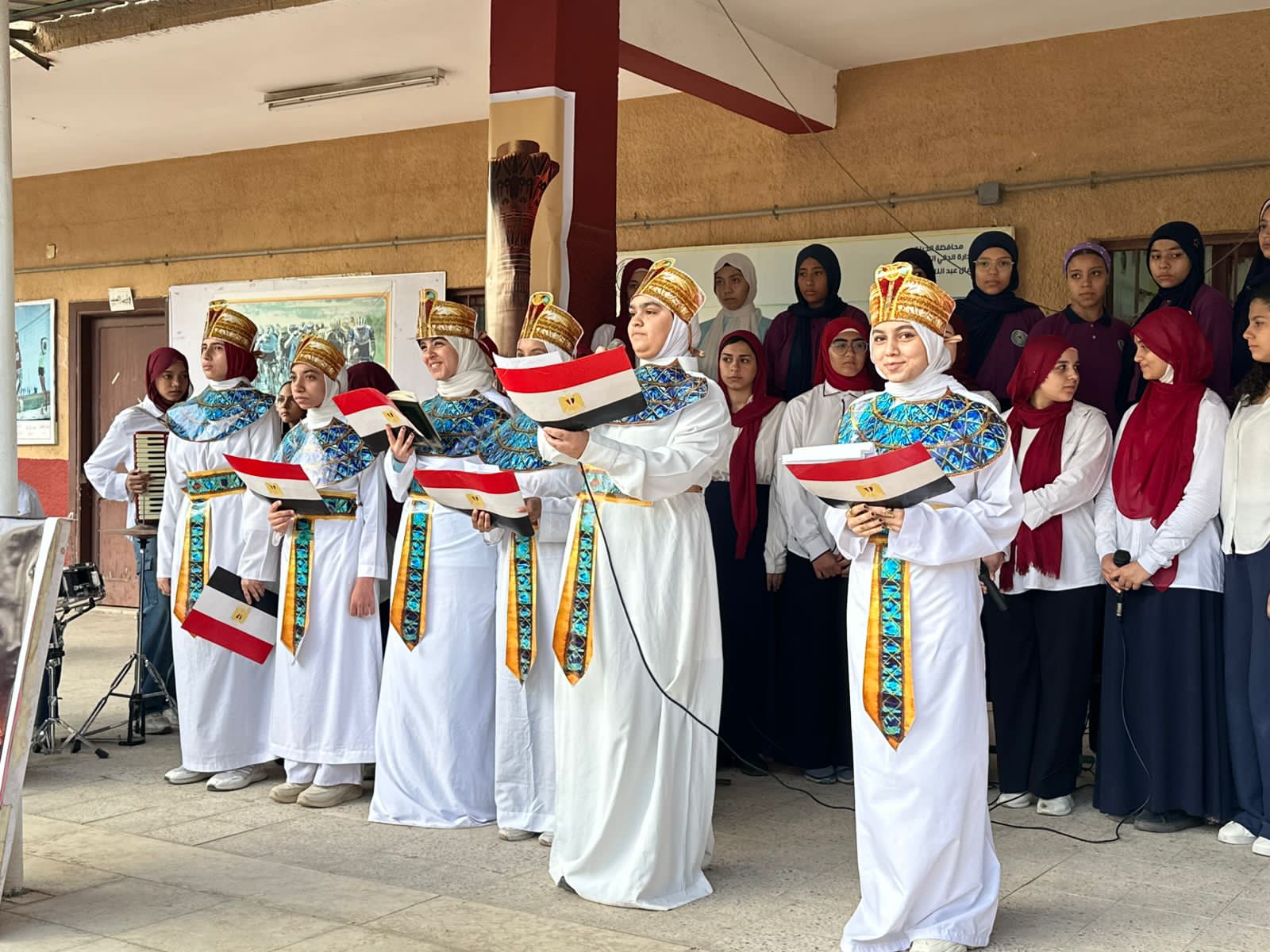مدارس الجيزة تقدم نموذج للحضارة المصرية قبل افتتاح المتحف المصري الكبير