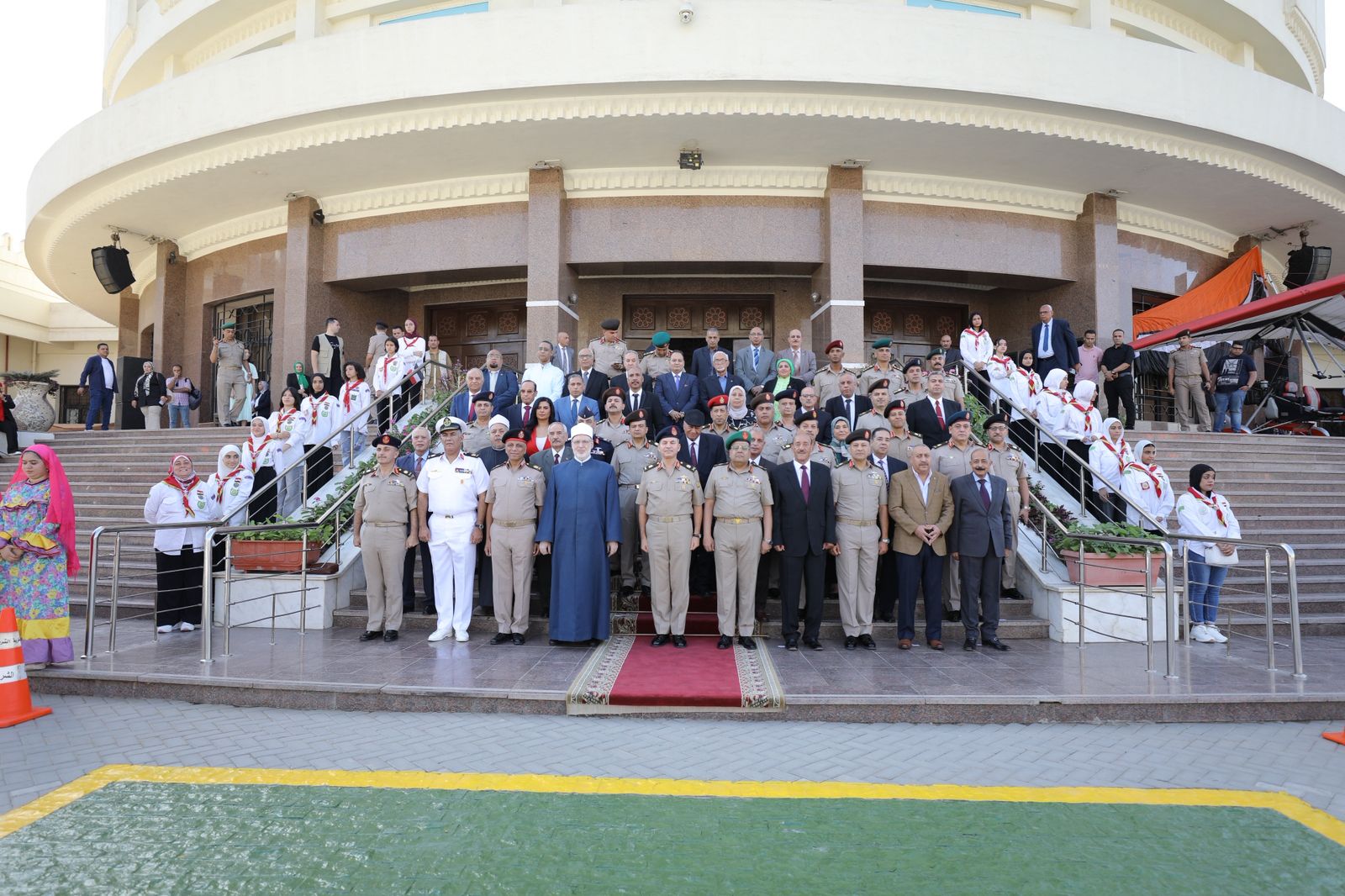 حلوان تتألق في المعرض السنوي للثقافات العسكرية