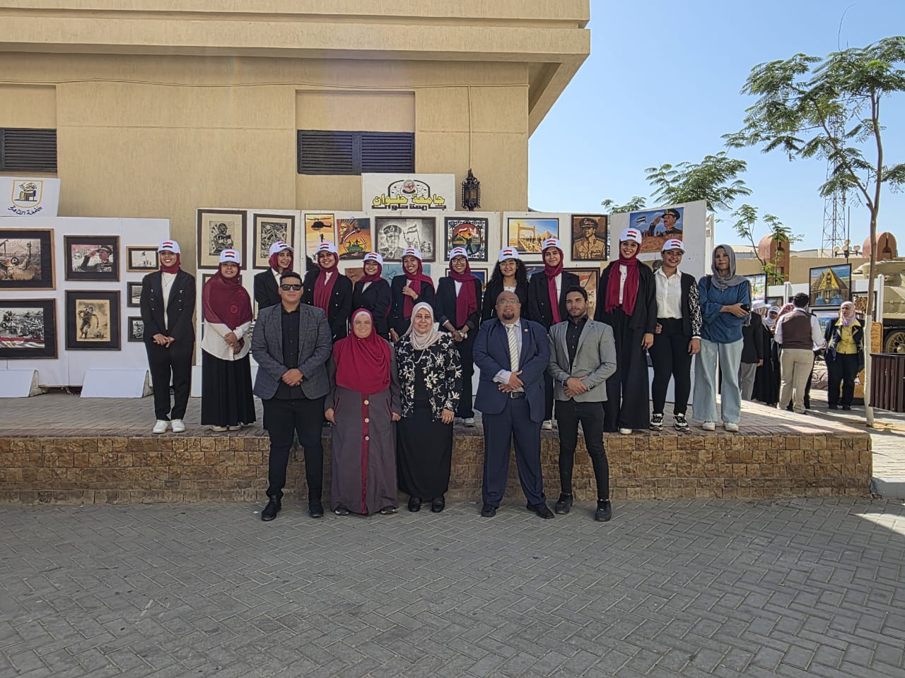 حلوان تتألق في المعرض السنوي للثقافات العسكرية