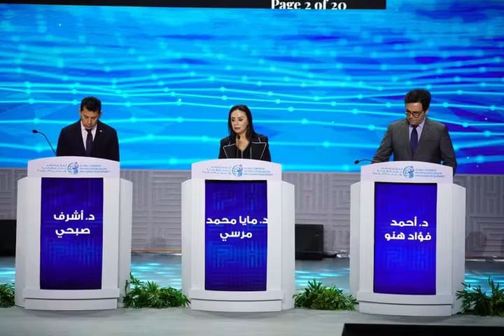 صبحى يشارك في الجلسة الافتتاحية الحوارية للمجموعة الوزارية للتنمية البشرية فى