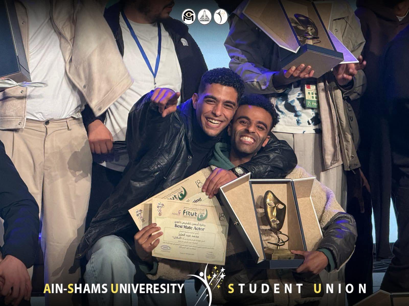 طالبان من اداب عين شمس حصدا جوائز التمثيل فى مهرجان طنجة الدولي للمسرح الجامعي