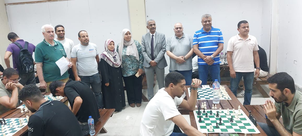حلوان تعلن نتائج بطولة الشطرنج