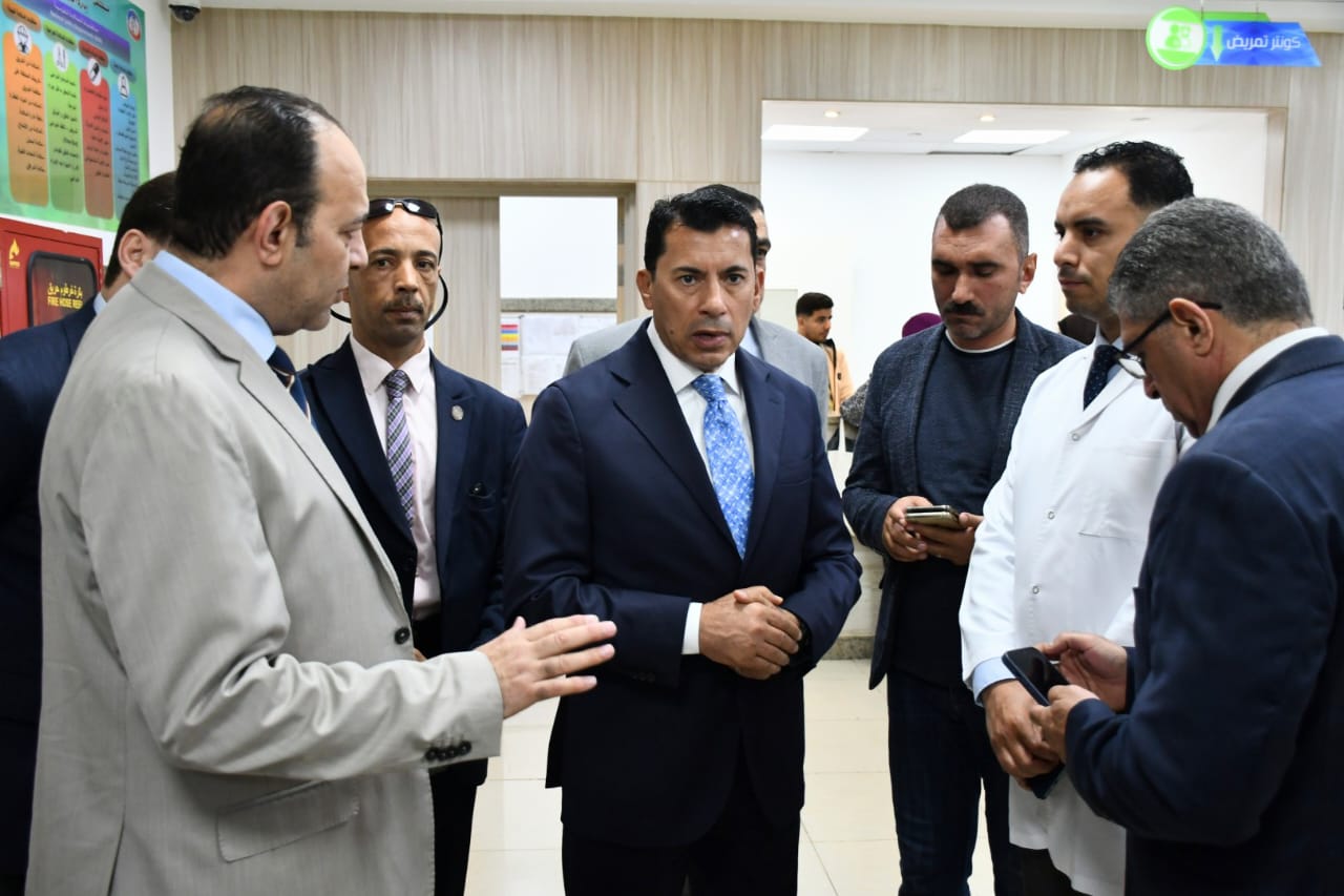 حالة مصابى حادث وزارة الشباب مستقرة