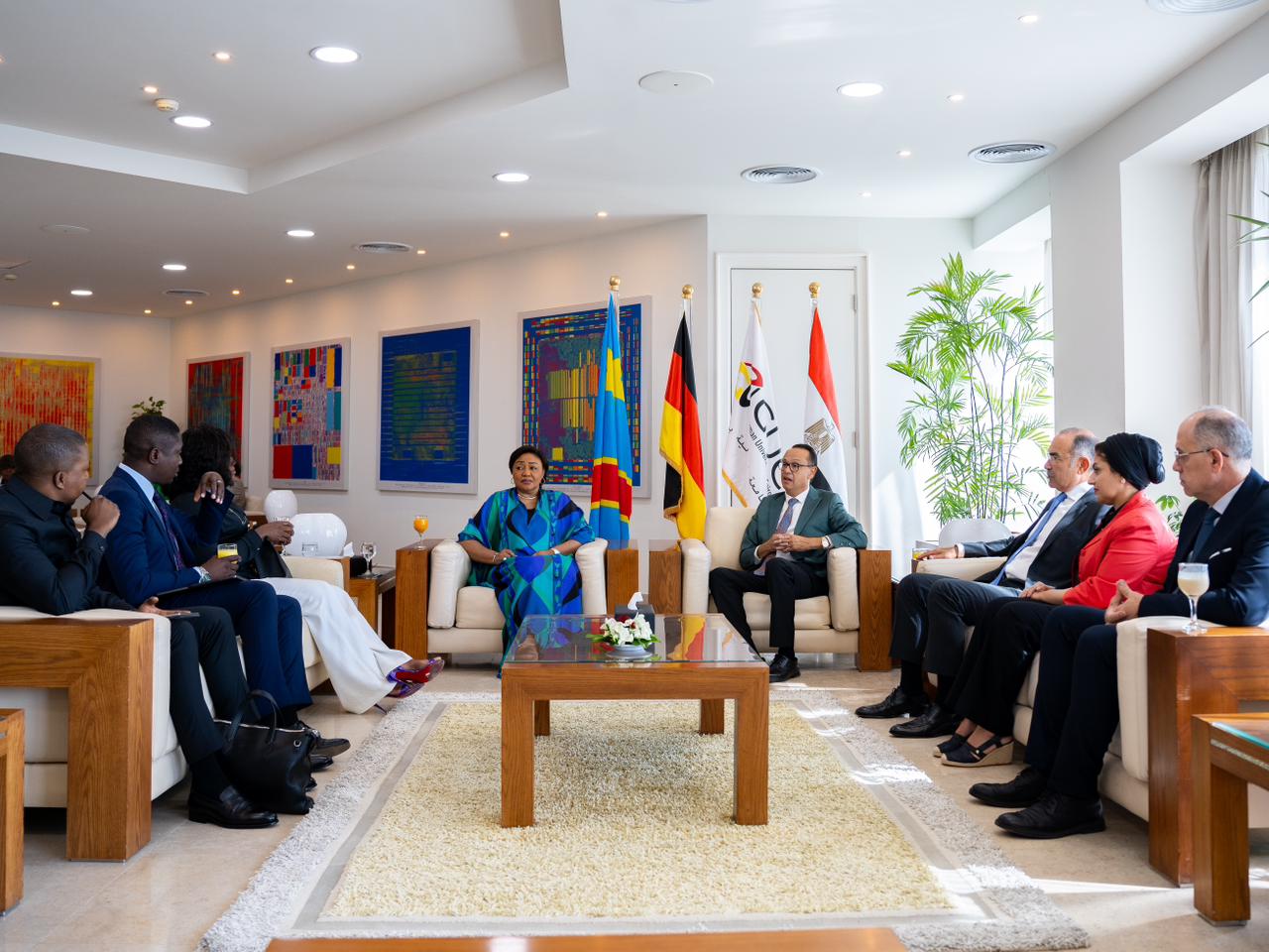 السيدة الأولى لجمهورية الكونغو الديمقراطية تزور الجامعة الألمانية