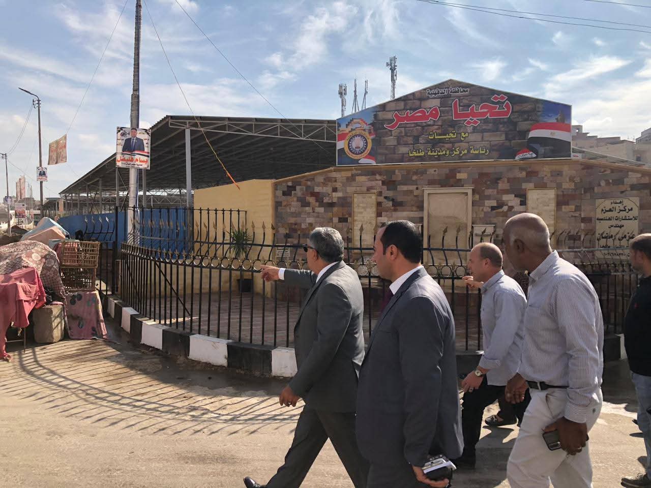 محافظ الدقهلية يتفقد سوق طلخا الحضاري