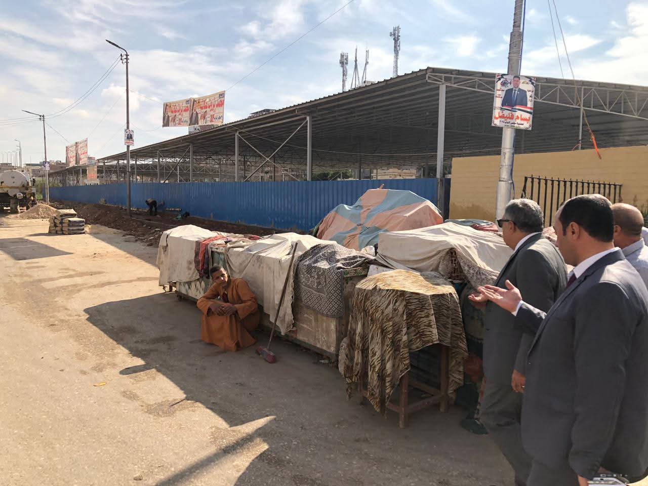 محافظ الدقهلية يتفقد سوق طلخا الحضاري