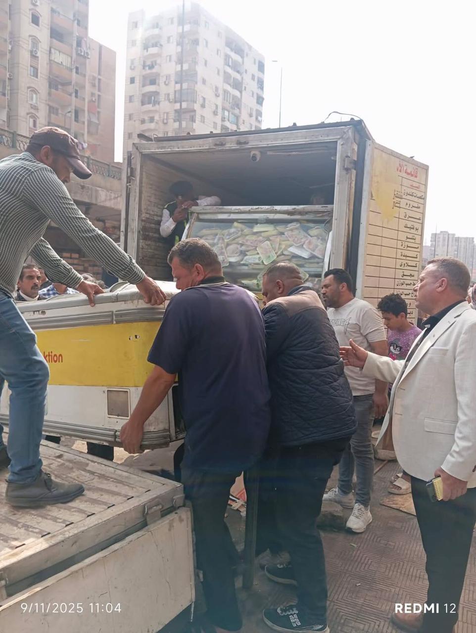 حملة موسعة بقيادة نائبة المحافظ لإستعادة المظهر الحضاري بحي غرب شبرا الخيمة