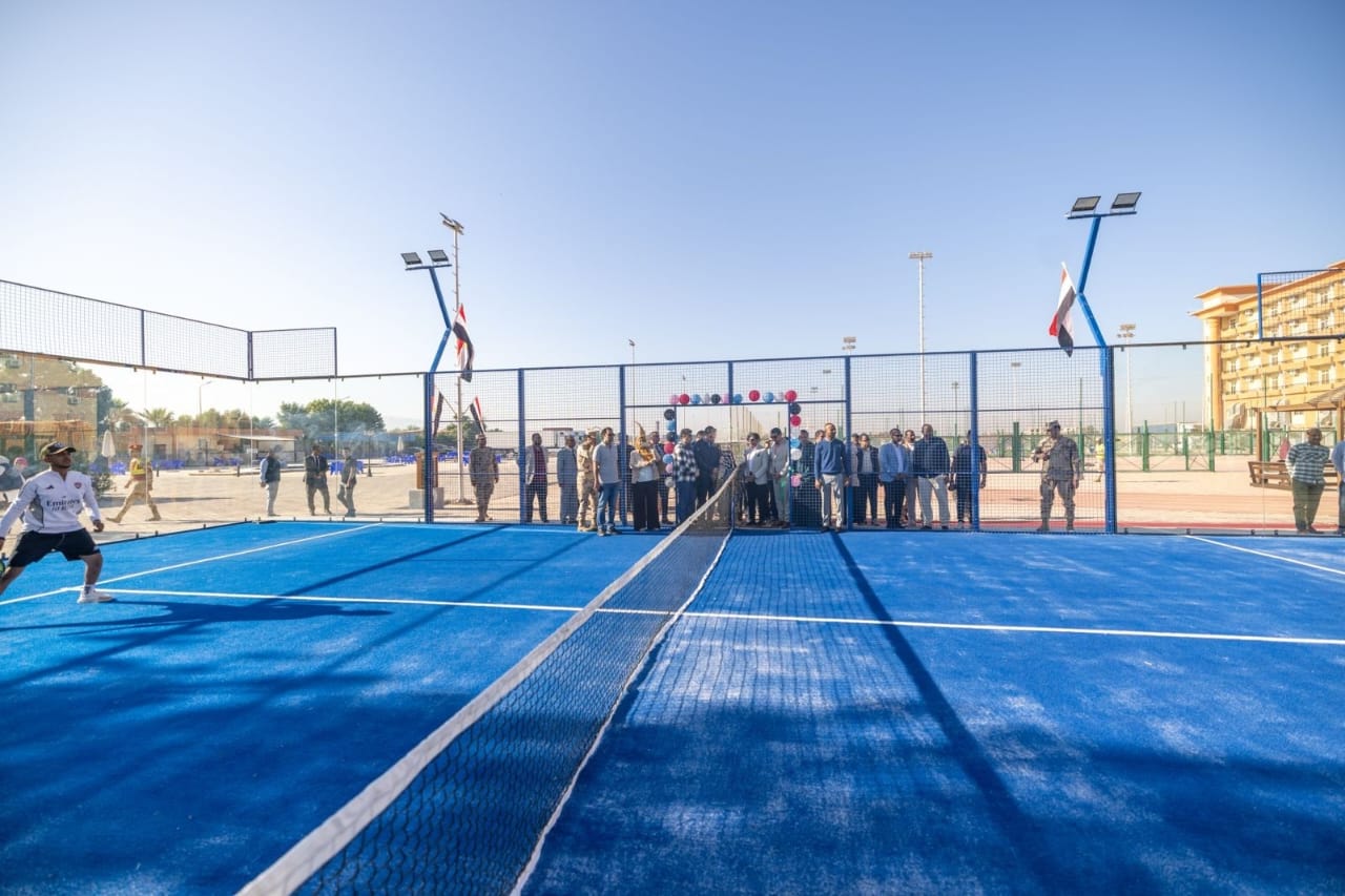 افتتاح ملعب البادل ومركز "المشغل" بالمدينة الشبابية بالأقصر
