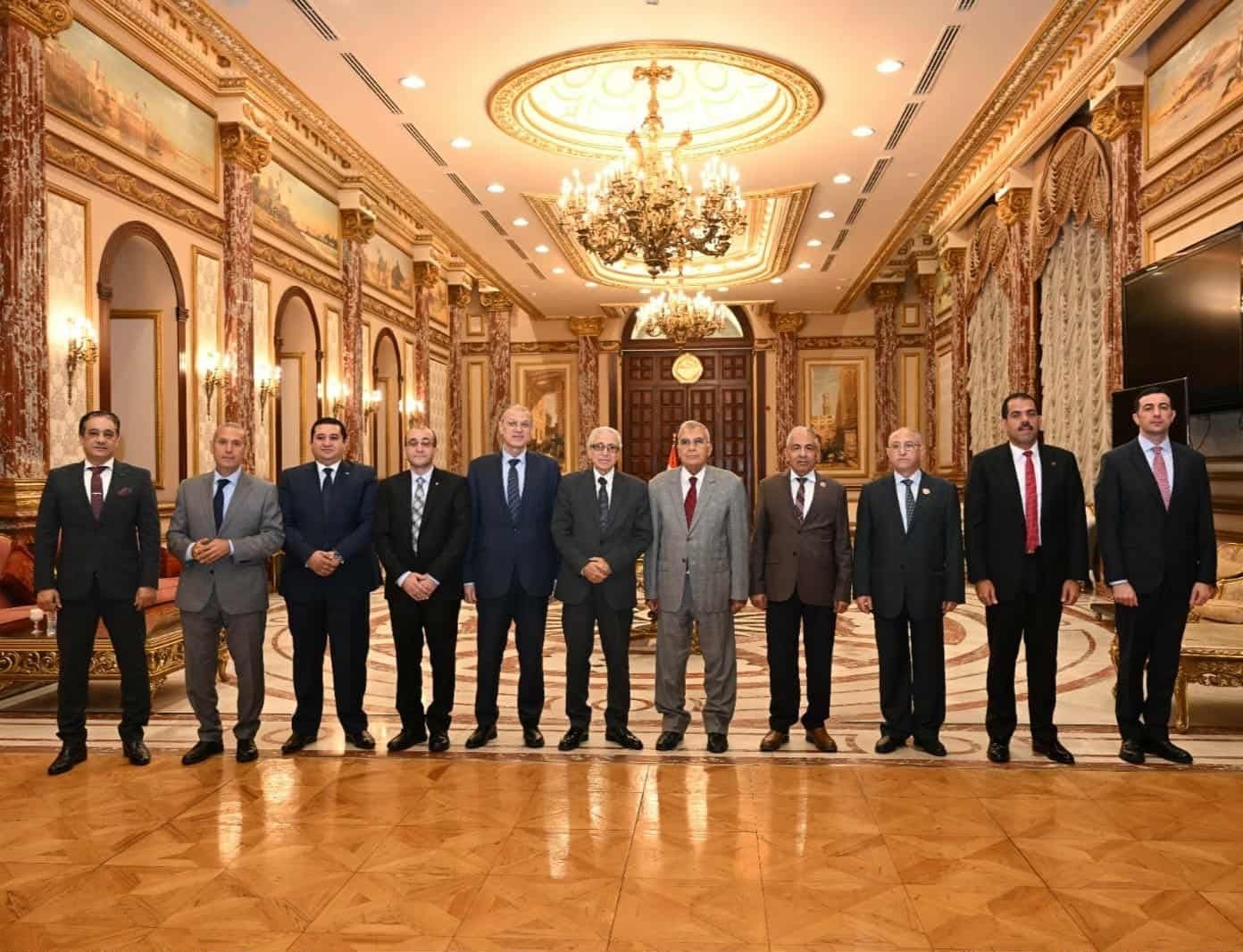 رئيس مجلس الشيوخ يواصل استقبال المهنئين بتوليه رئاسة المجلس