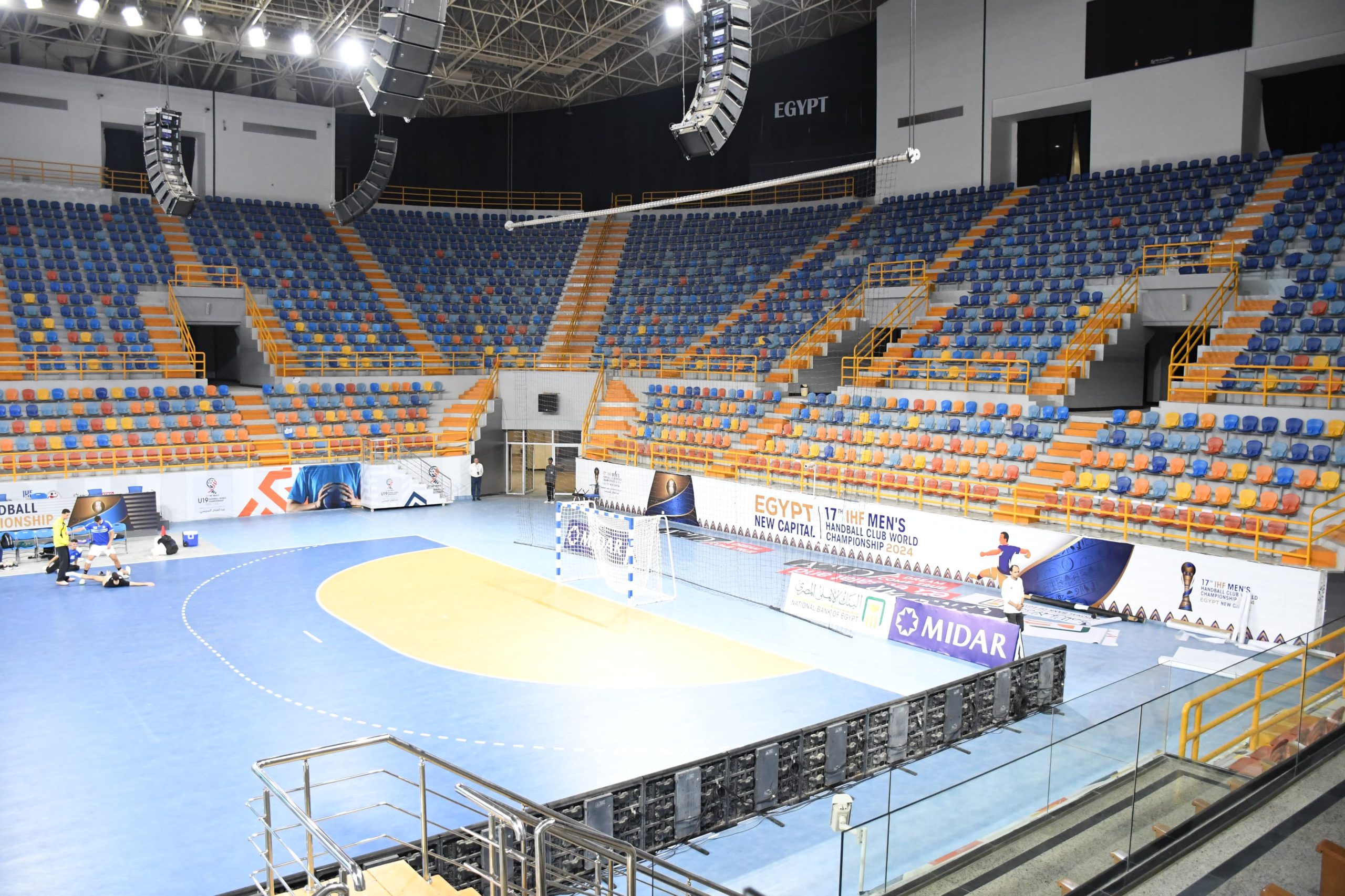 الصالة المغطاة بنادى النادى بالعاصمة الإدارية 