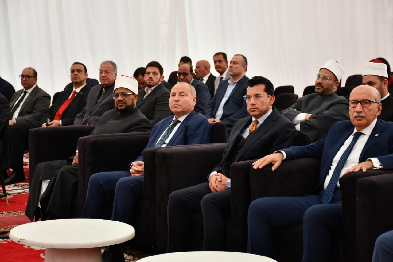 وضع حجر الأساس لأول مسجد يُنسب لقضاة مصر ويضم مركز ثقافيًا 