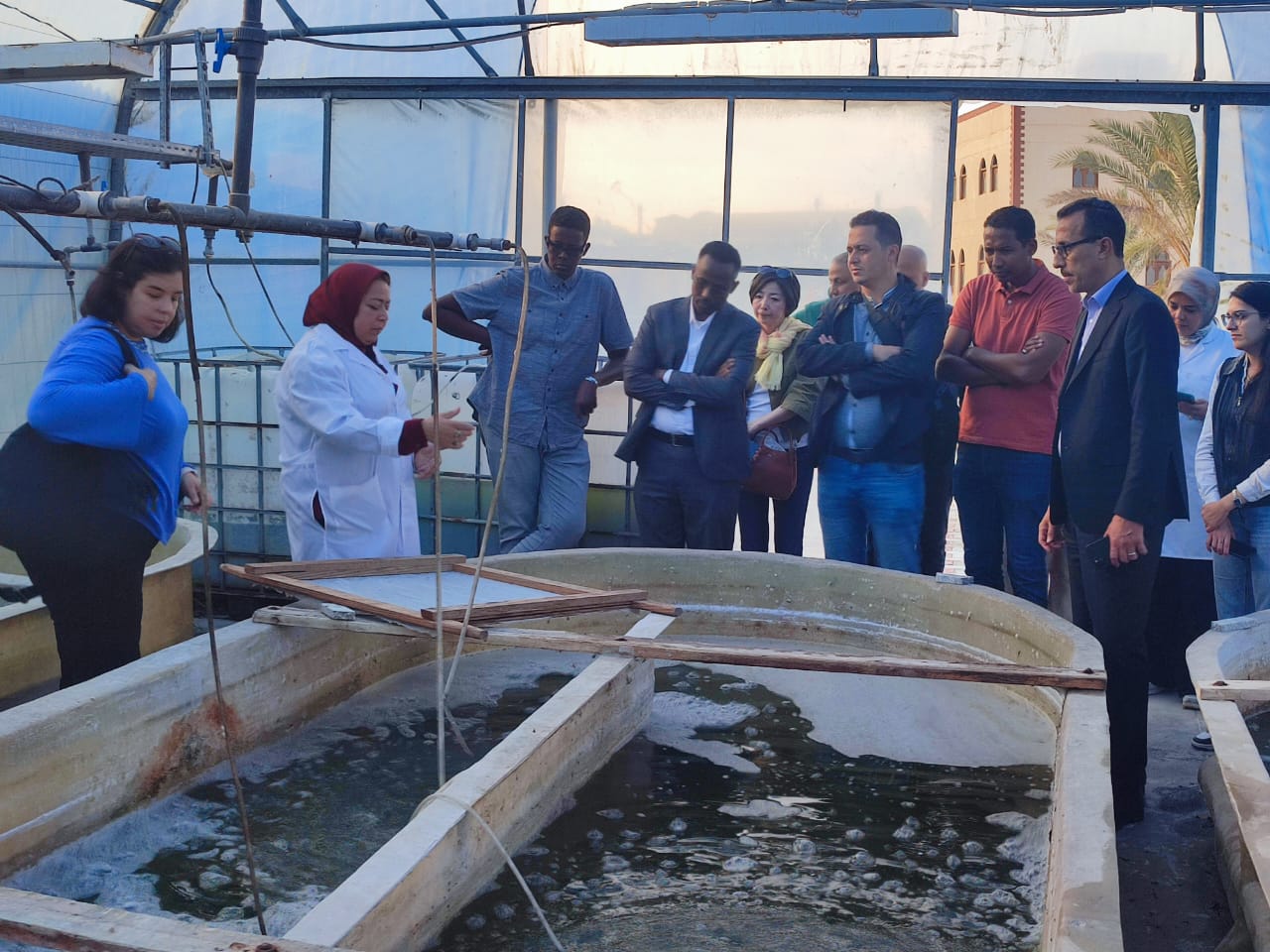معهد علوم البحار والمصايد يستقبل وفدًا دوليًا