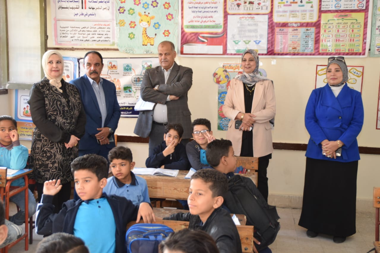 الغرباوي يختتم جولات الأسبوع بمتابعة مدرسة الإمام محمد عبده 