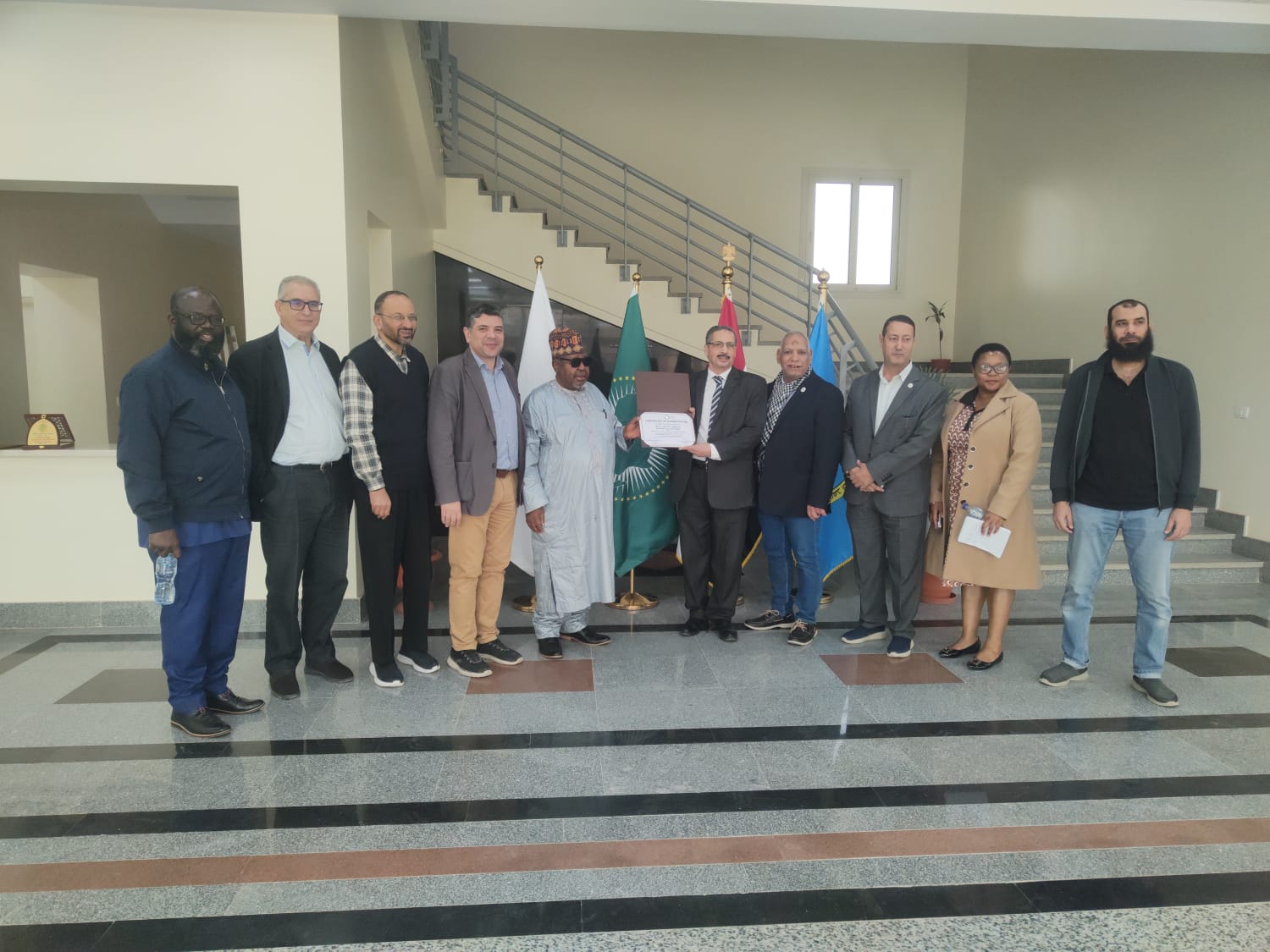 المفوضية الإفريقية تعتمد مركز دراسات الكوارث بمعهد البحوث الفلكية كمركز تميز