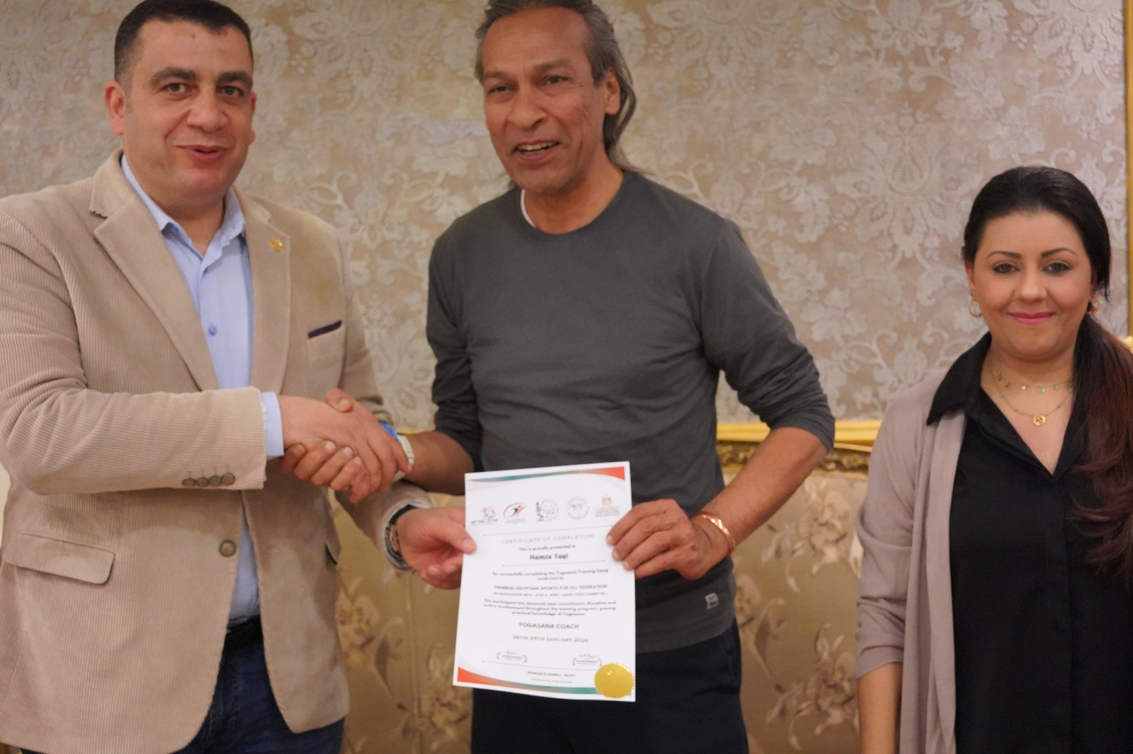 ختام المعسكر التدريبي الدولي الأول لرياضة اليوغاسانا بشرم الشيخ*