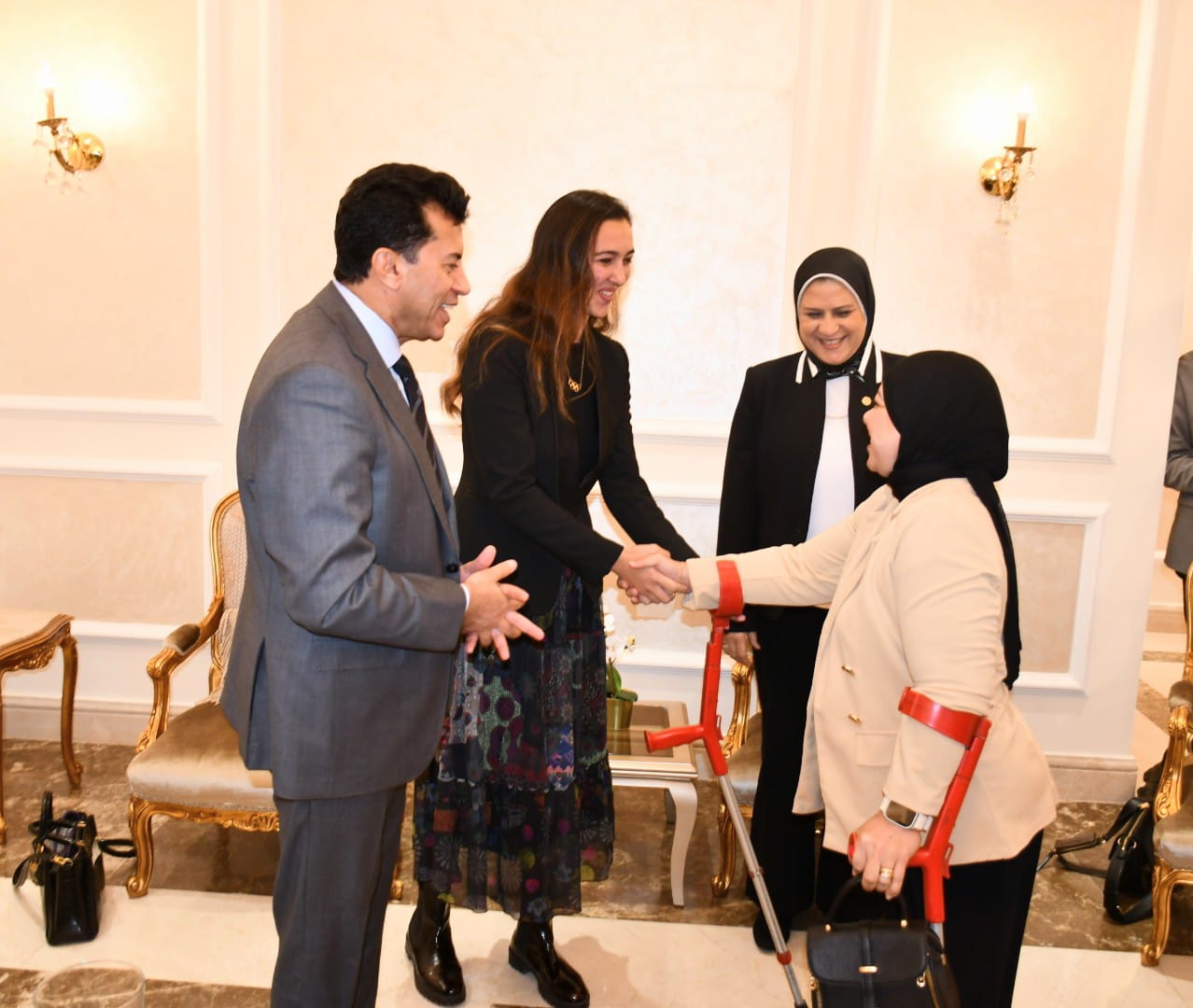 صبحي يشهد ختام البطولة