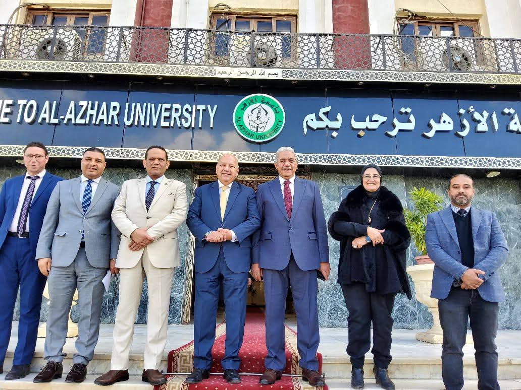رئيس جامعة الأزهر يستقبل الدكتور محمد الوحش وكيل مجلس النواب