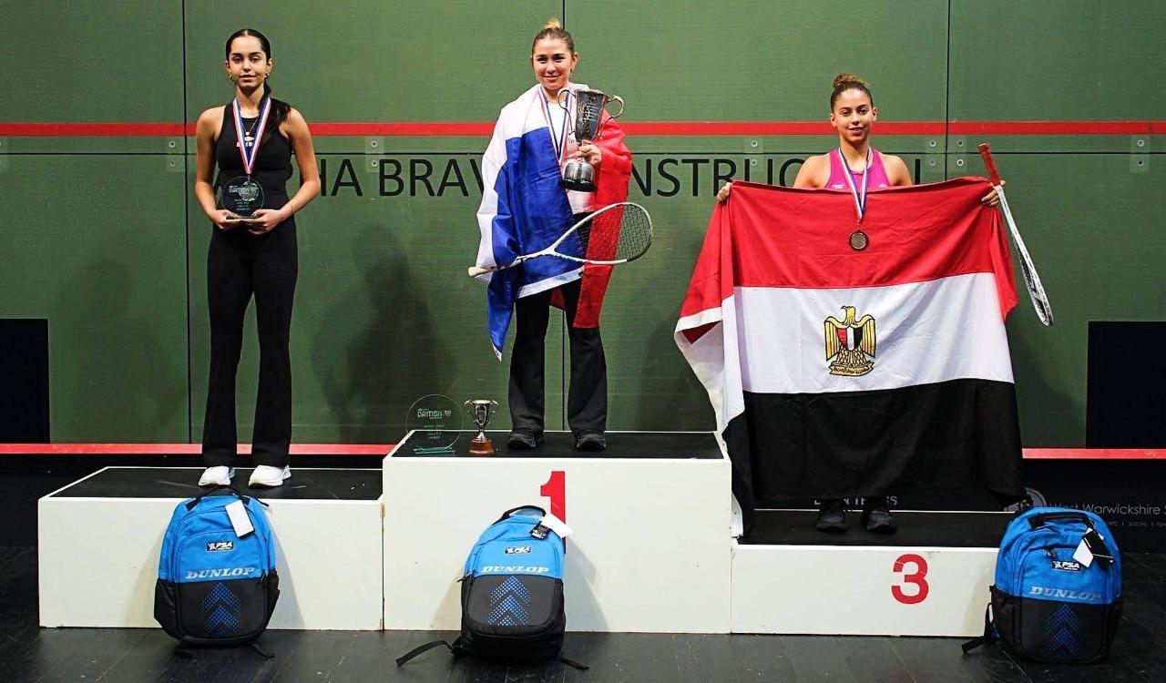 تهنئة ابطال إنجلترا المفتوحة للإسكواش للناشئين والناشئات 2026* 